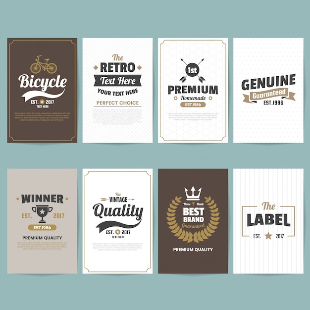 Vintage Retro Logo for banner, poster, flyer