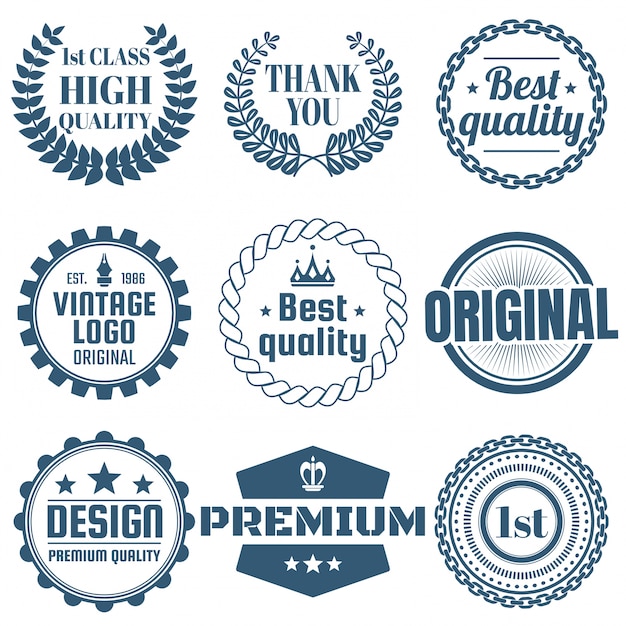 Vintage Retro Logo для баннера