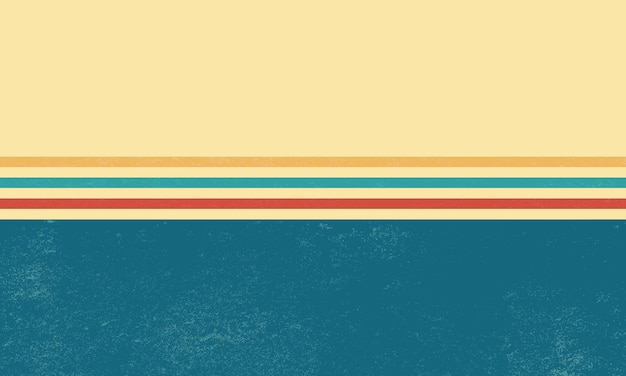 Vector vintage retro stripes banner background