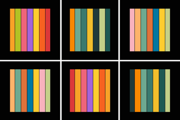Vector vintage retro sunset bundle pack for t shirt design