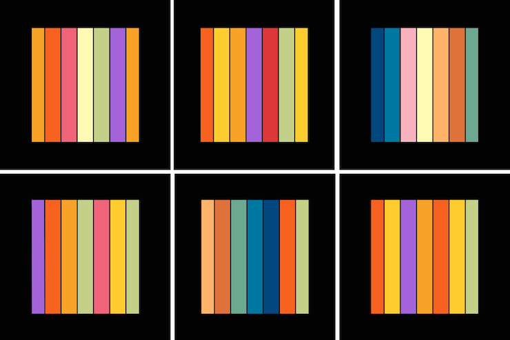 Vector vintage retro sunset bundle pack for t shirt design
