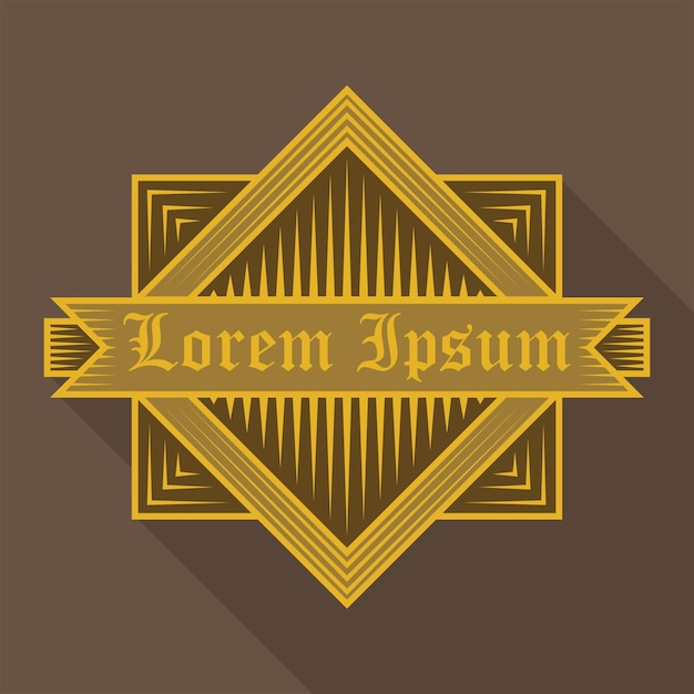 винтажный и ретро дизайн логотипа премиум-класса