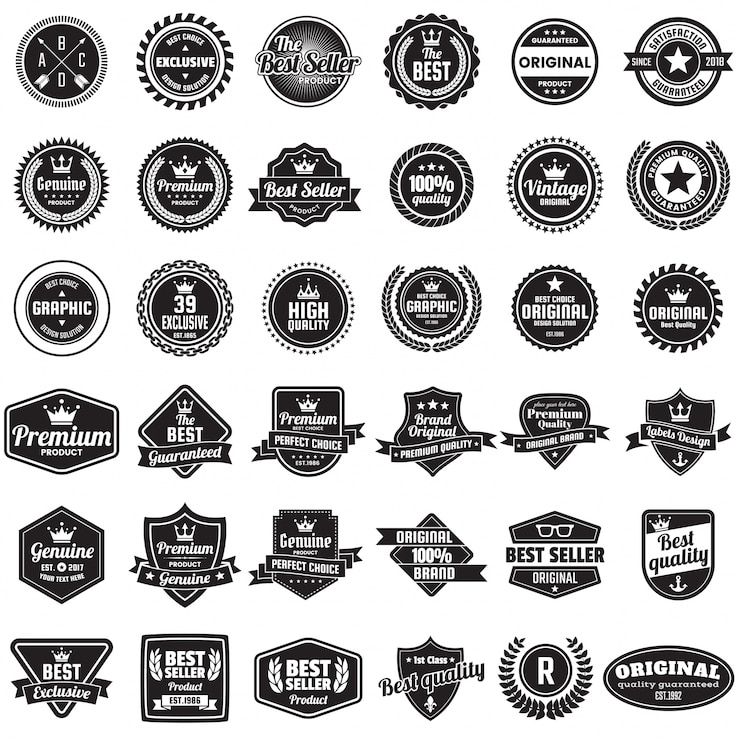 Vector vintage retro vecor-logo voor banner