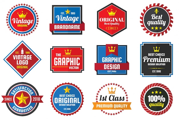 Vintage Retro Vector Logo для баннера