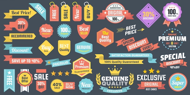 Vintage Retro Vector Logo для баннера