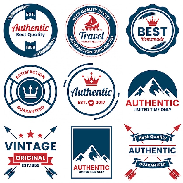 Vintage Retro Vector Logo для баннера