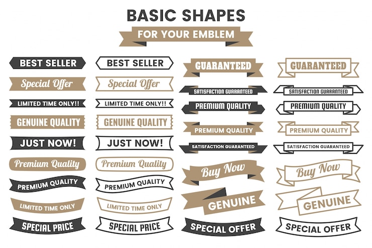 Vector vintage retro vector logo for banner