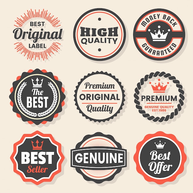 Vector vintage retro vector logo for banner