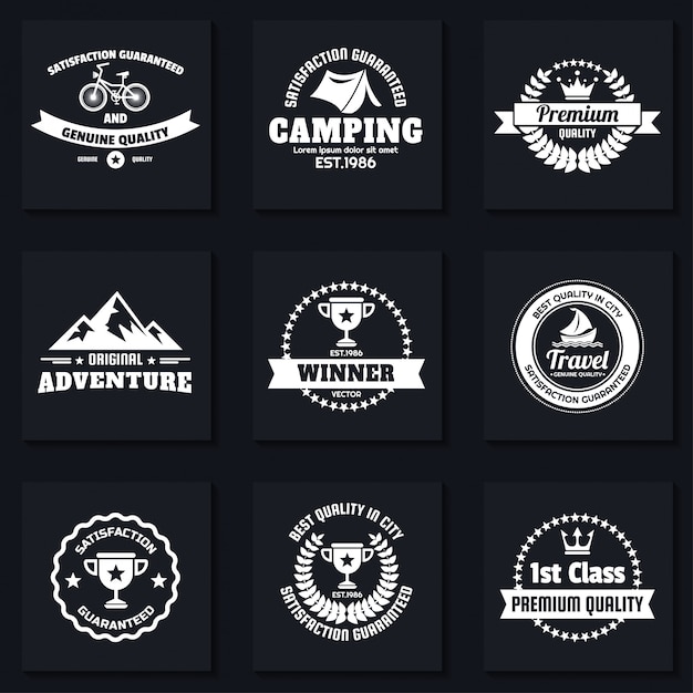 Vintage Retro Vector Logo для баннера
