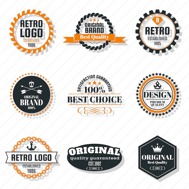 Vintage Retro Vector Logo for banner