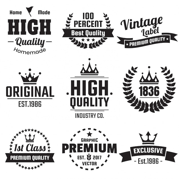 Vintage retro vector logo для баннера