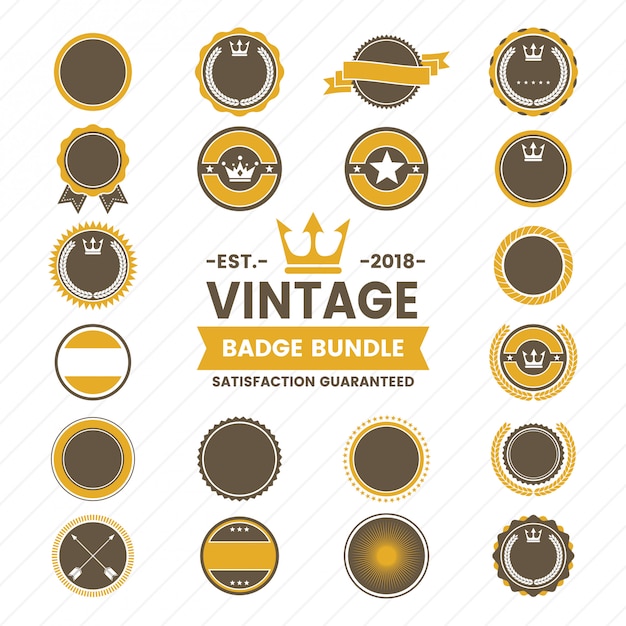 Вектор vintage retro vector logo для баннера