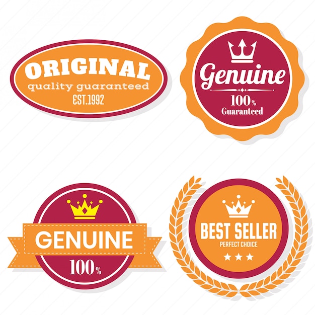 Vintage Retro Vector Logo voor banner