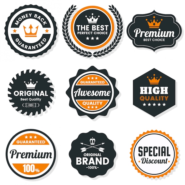 Vector vintage retro vector logo voor banner