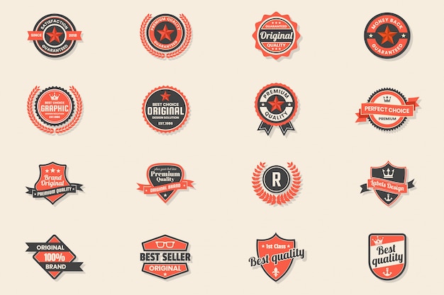 Vector vintage retro vector logo voor banner