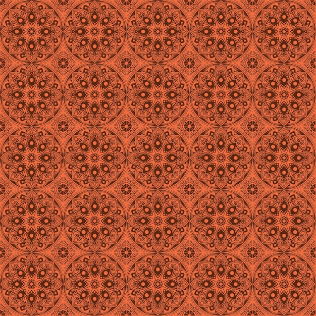 Vintage seamless floral pattern style