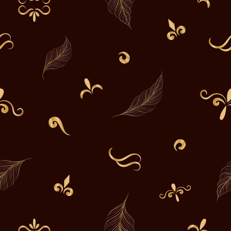 वेक्टर vintage seamless pattern with leaves