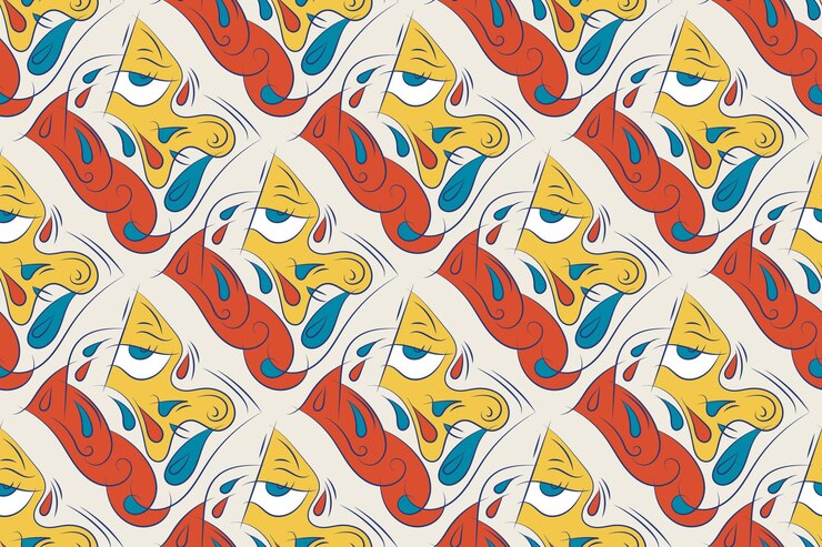 Vector vintage seamless pattern