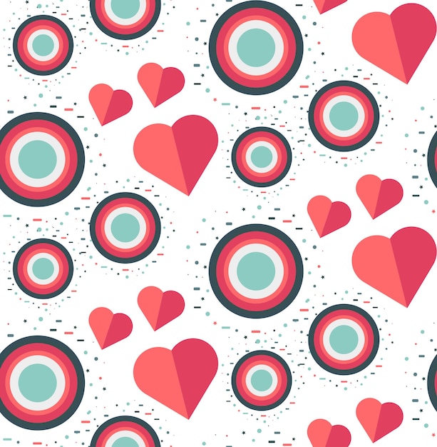 Vintage Seamless Romantic Pattern