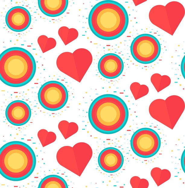 Vintage Seamless Romantic Pattern