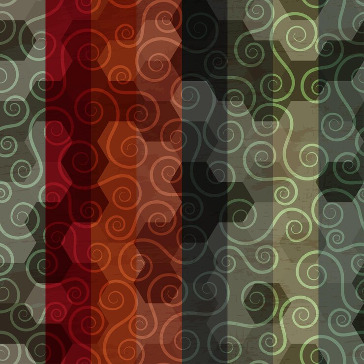 Vector vintage sipral pattern