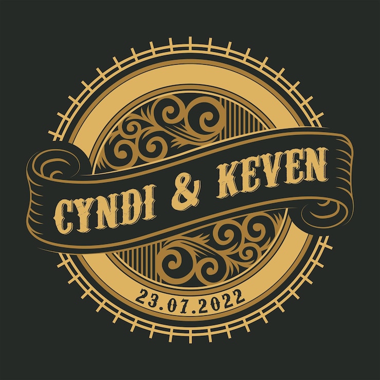 Vector vintage stijl label