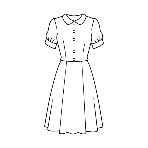 vintage style dress design