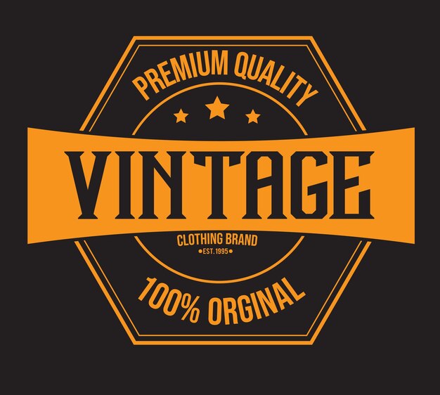 Vector vintage t shirt design