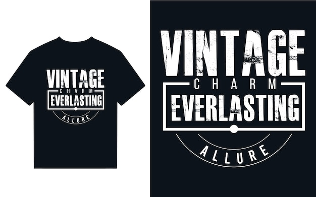Vintage T-shirt of logoontwerp