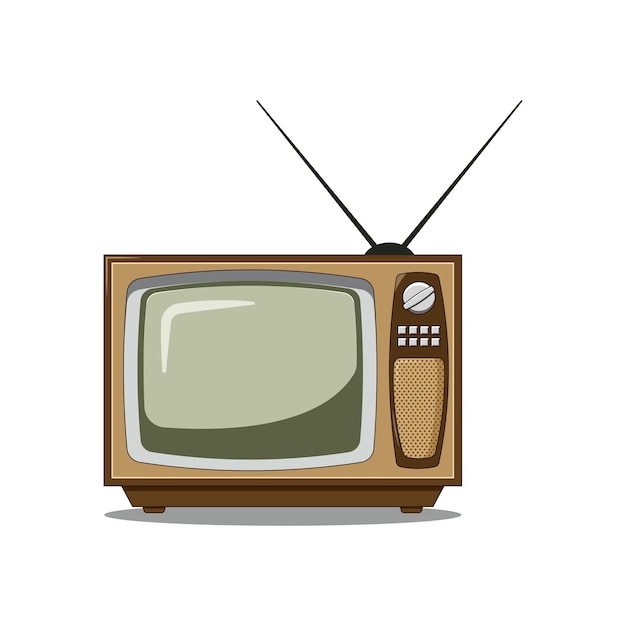 Винтажная телевизионная иллюстрация