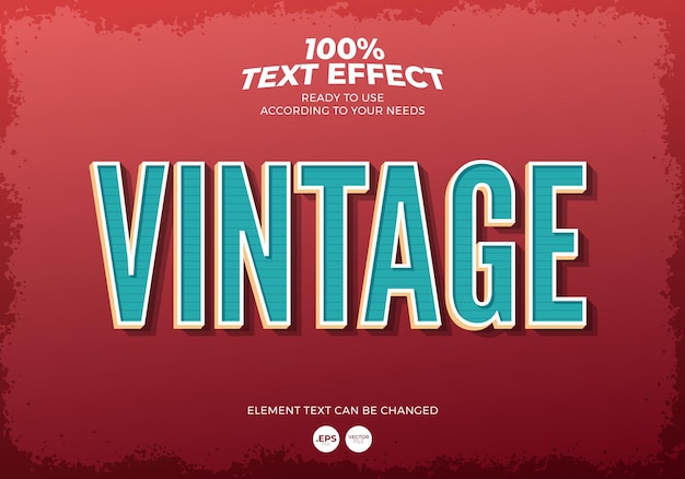 Vintage Text Effect