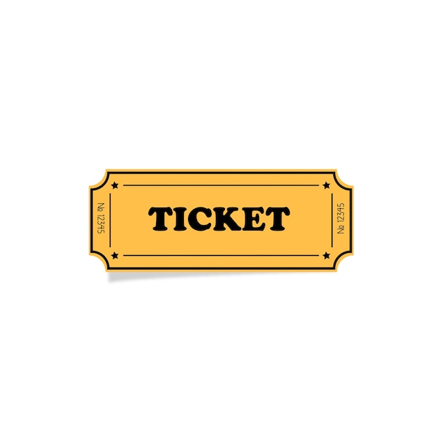 Vector vintage ticket