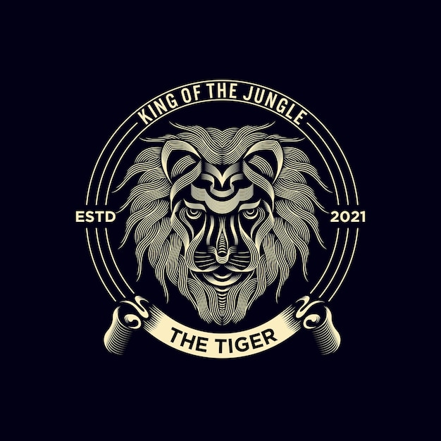 Vintage tiger logo