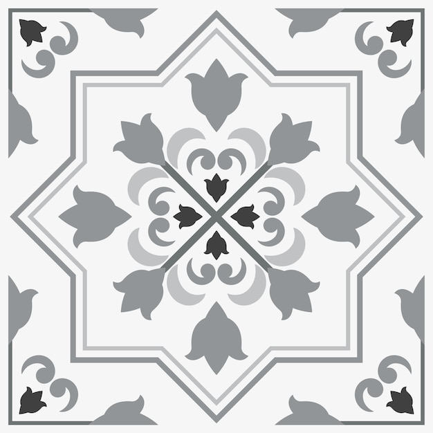 Vector vintage tile design