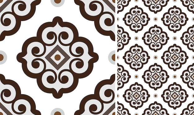 Vintage tile vector