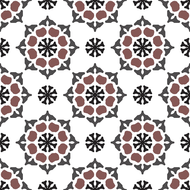 Vector vintage tiled pattern