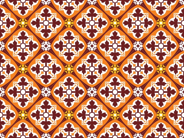 vintage tiles patterns antique seamless
