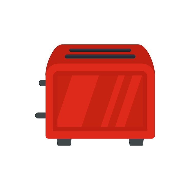 Vector vintage toaster icon flat illustration of vintage toaster vector icon for web design