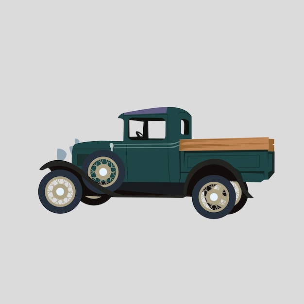 Vintage Truck vector Stock Illustration