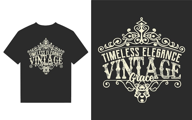 Vector vintage tshirt or logo design