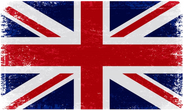 Vector vintage uk flag