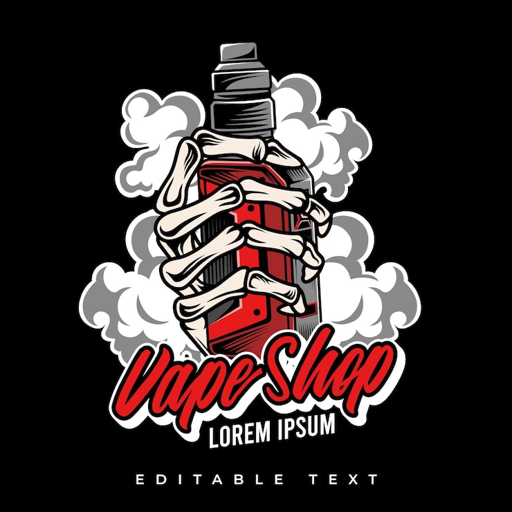 Vector vintage vape vectorillustratie