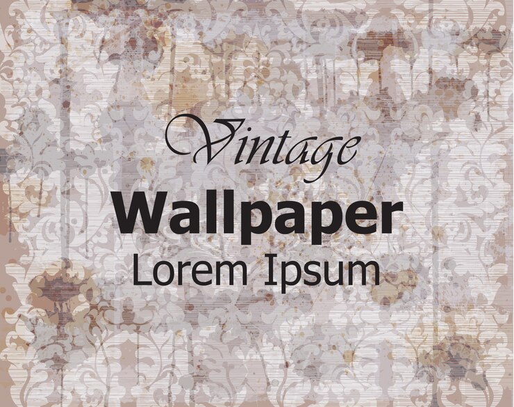 Vector vintage wallpaper royal ornament