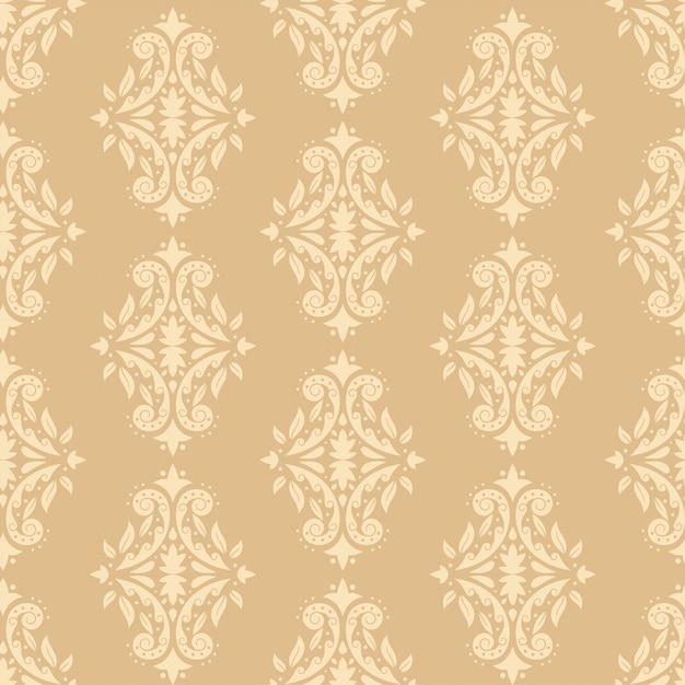 Vintage wallpaper vector seamless pattern. background for wallpaper, wrapping, packing and backdrop.