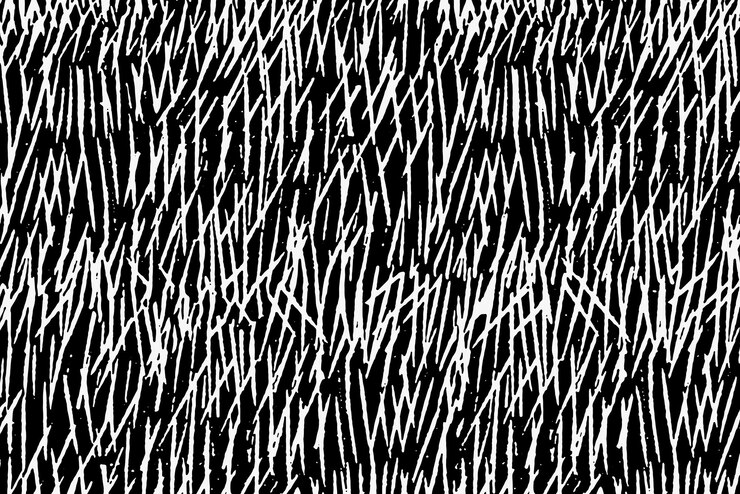 Vector vintage white mark scratch pattern black background vector, remix from artworks by samuel jessurun de mesquita