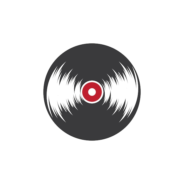 Vector vinyl music icon