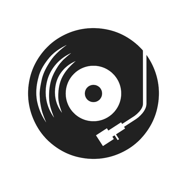 Vector vinyl record illustration