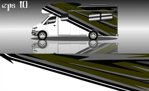 vinyl wrap caravan interieur