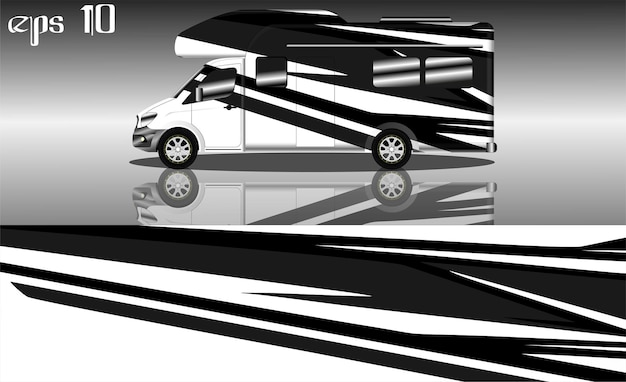 vinyl wrap caravan interieur