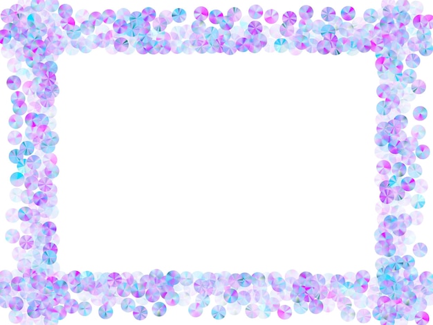 Violet beads confetti scatter vector composition Chic shimmerin